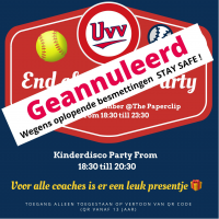 End of Season Party gaat NIET door